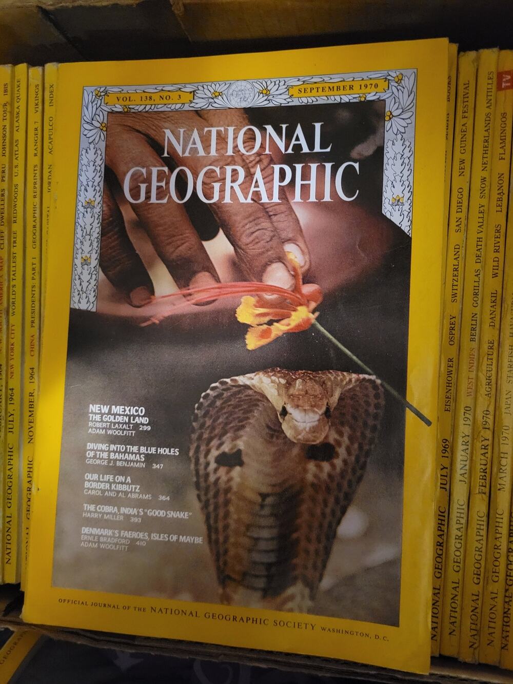 National geographic september 1970 vol 138 no. 3
